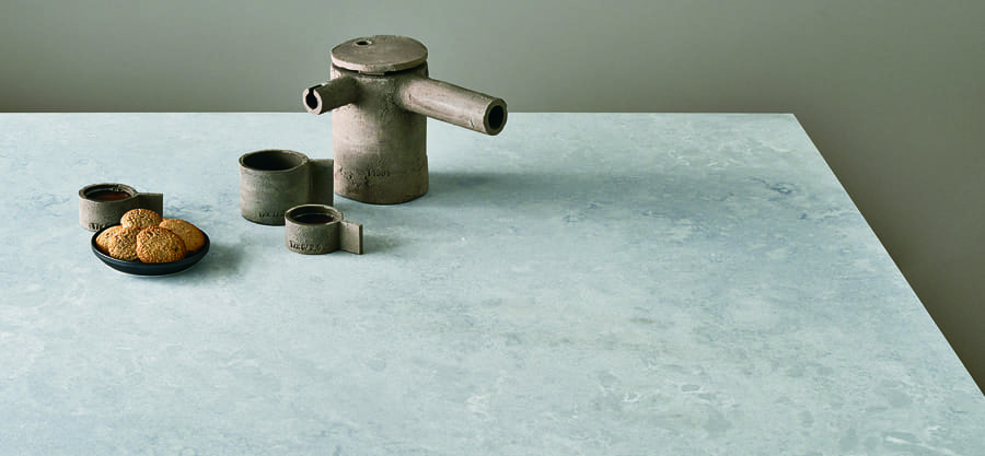 Airy Concrete Quartz countertops #4