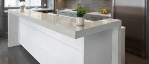 Alabaster White Quartz countertops #3