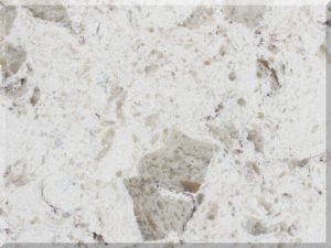 Alaska White Quartz countertops #1