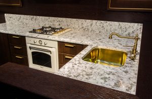 Alaska White Quartz countertops #4