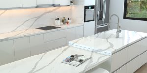 Arabescato Quartz countertops #3