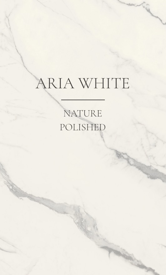 Aria White Porcelain countertops #1