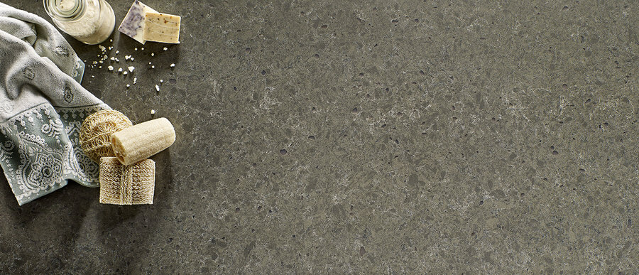 Babylon Gray – Concrete Finish Quartz countertops #3