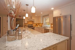 Bianco Romano Quartz countertops #4