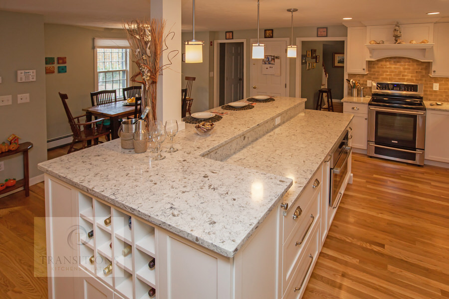 Bianco Romano Quartz countertops #5