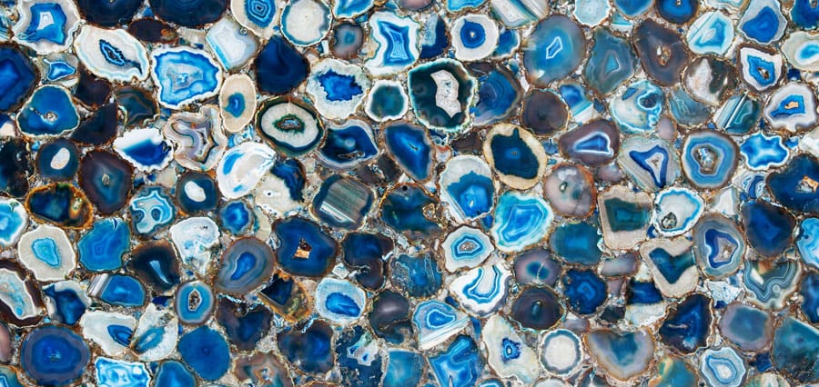 Blue Agate Semi-Precious Stone countertops #1