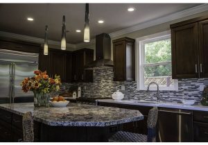 Blue Flower Granite countertops #3