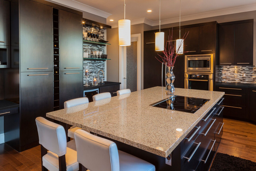 Brecon Brown Quartz countertops #2