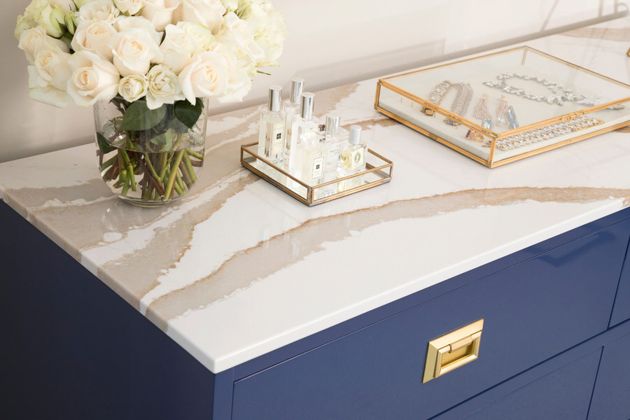 Brittanicca Gold Quartz countertops #3