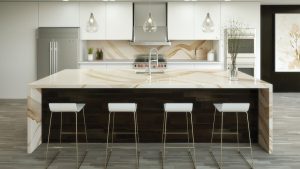 Brittanicca Gold Quartz countertops #4