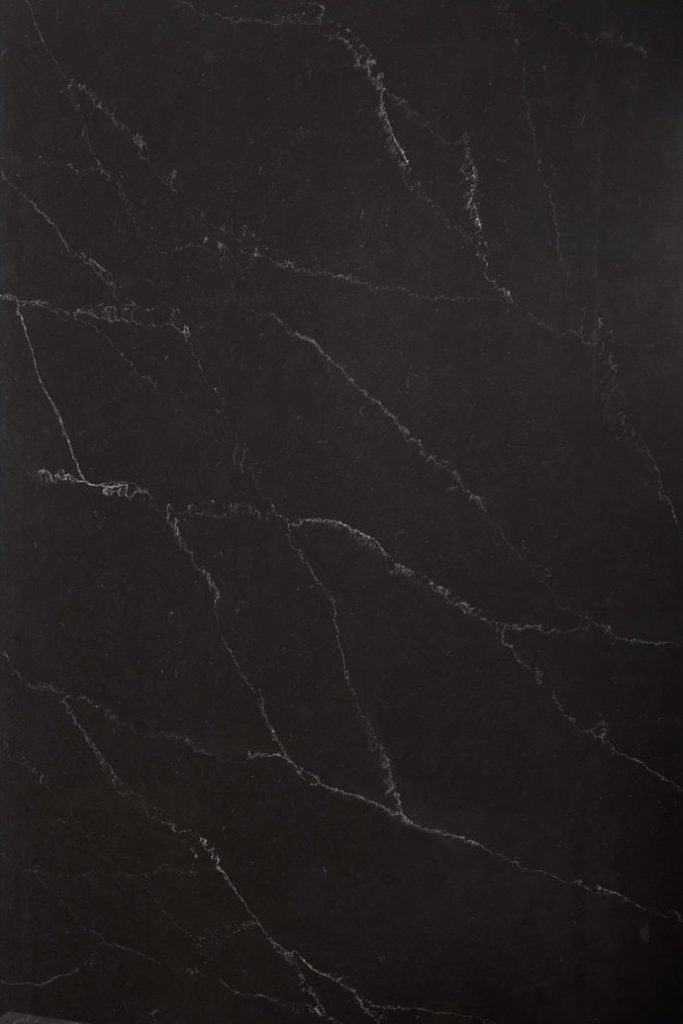 Broadway Black Quartz countertops #1