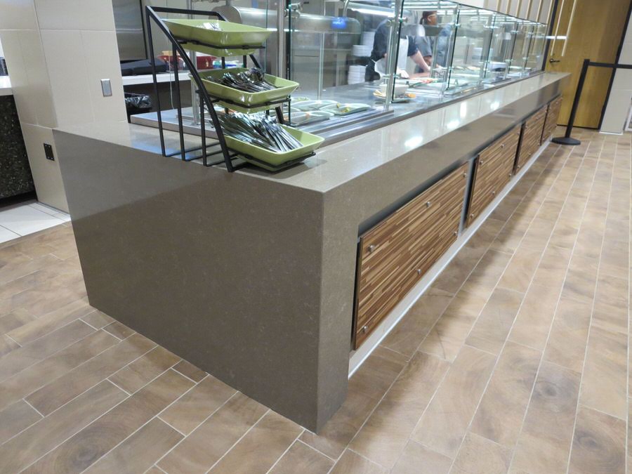 Brushed Flannel Quartz countertops #2