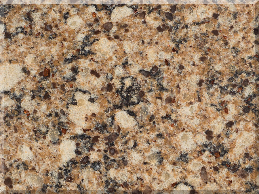 Cayman Brown Quartz countertops #1