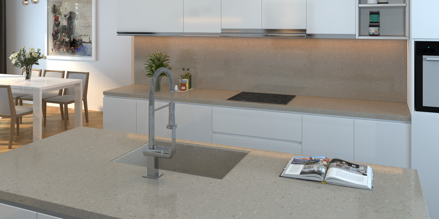 Cendre Quartz countertops #3