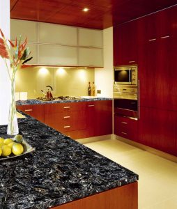 Cosmic Black Quartz countertops #5