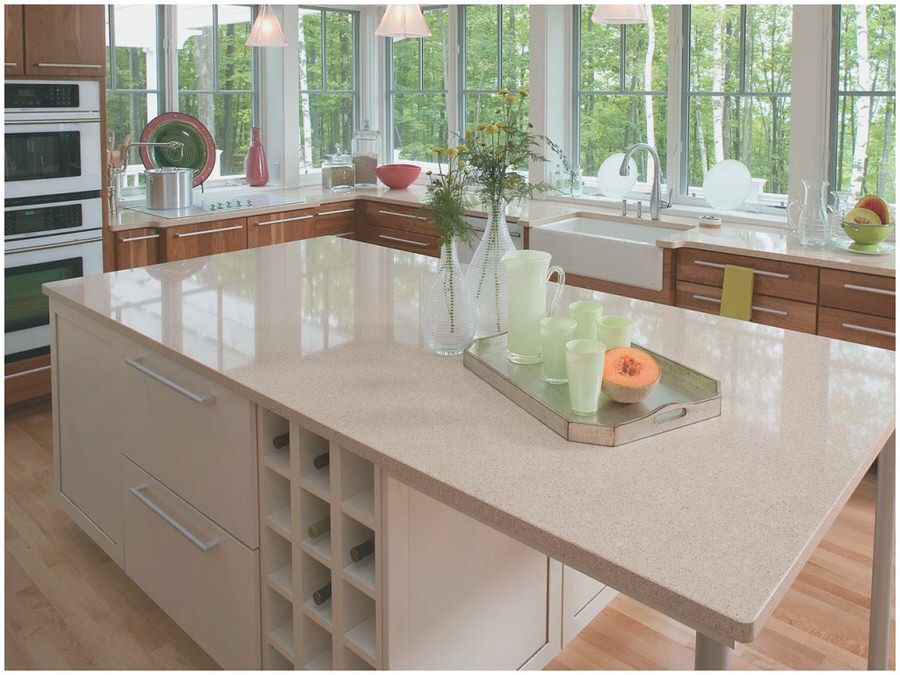 Coswell Cream Quartz countertops #2