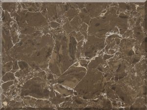 Dark Emparador Quartz countertops #1