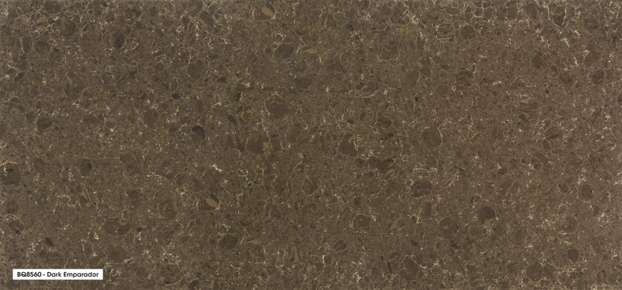 Dark Emparador Quartz countertops #2