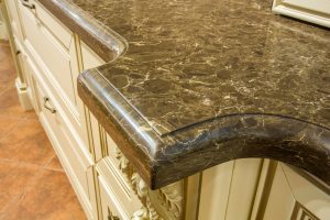 Dark Emparador Quartz countertops #3