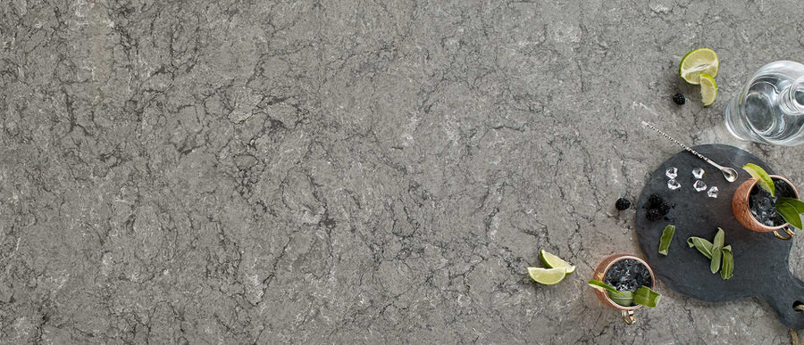 Fantasy Gray Quartz countertops #3