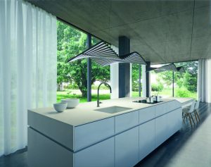 Fresh Concrete Quartz countertops #4