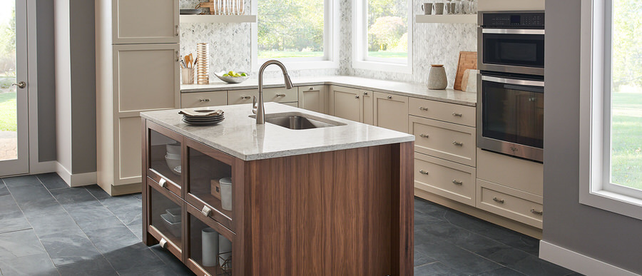 Gray Lagoon Quartz countertops #3