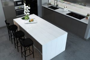 Luce di Luna Quartz countertops #3