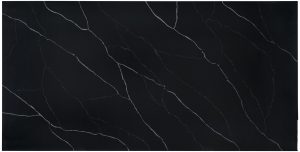 Marquina Midnight Quartz countertops #2