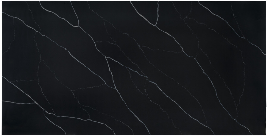 Marquina Midnight Quartz countertops #2