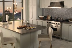 Mercer Grey Quartz countertops #2