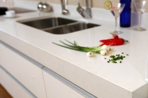 Milky White Quartz countertops #3