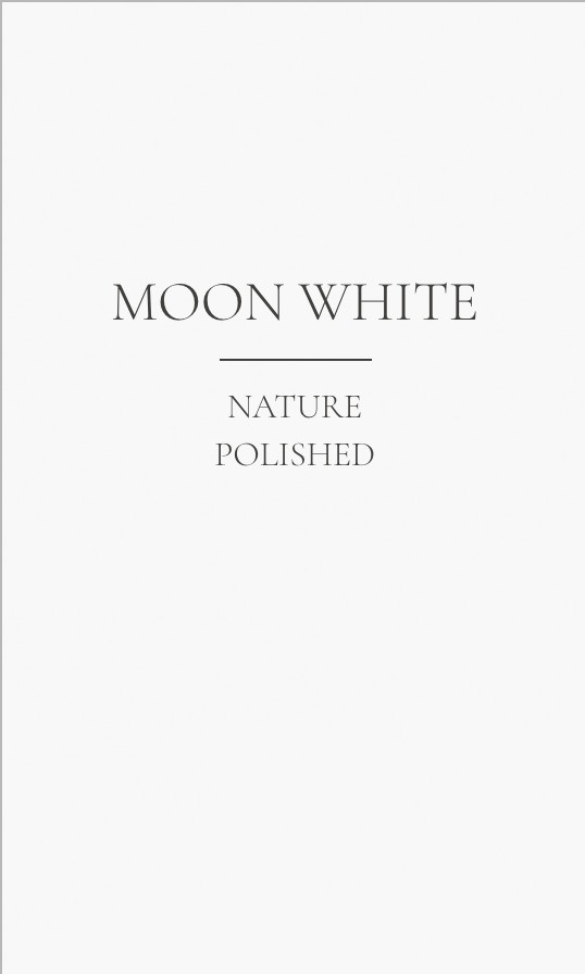 Moon White Porcelain countertops #1