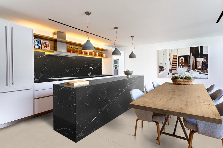 Nero Marquina Porcelain countertops #2