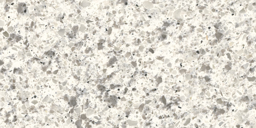 Peppercorn White Quartz countertops #1