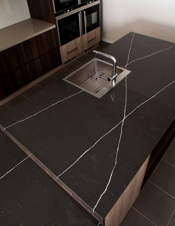 Pietra Grey Quartz countertops #5