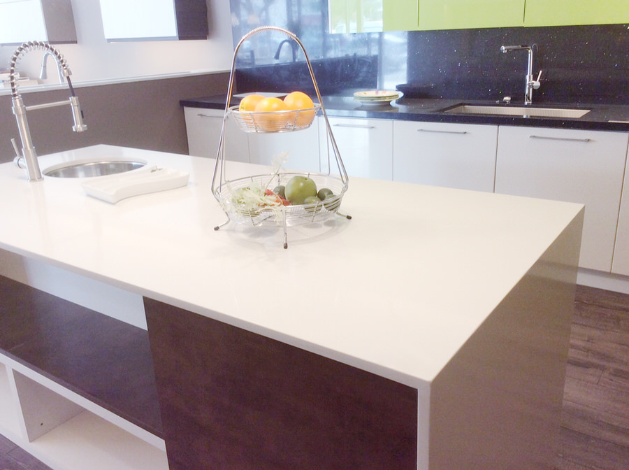 Pure White Quartz countertops #3