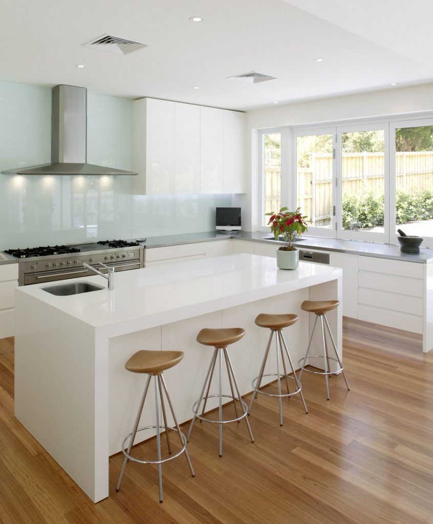 Pure White Quartz countertops #5