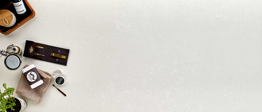 Shell White Quartz countertops #3