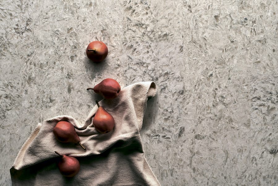 Snowy Cliffs Quartz countertops #4