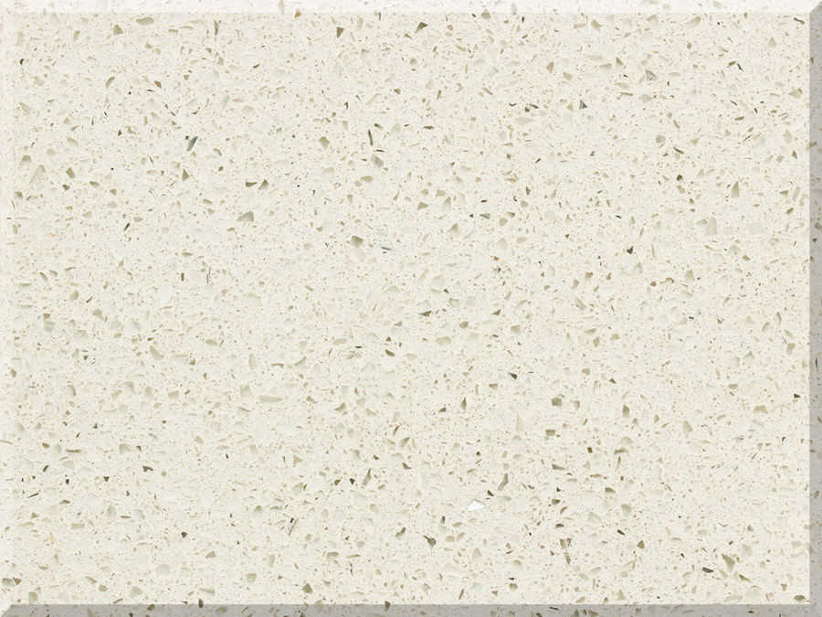 Sparkling White Quartz countertops #1