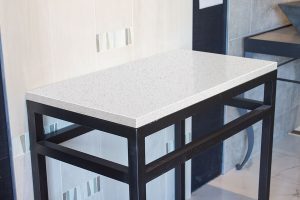 Sparkling White Quartz countertops #3