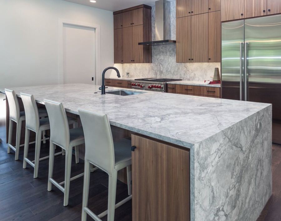 Super White Quartzite countertops #4