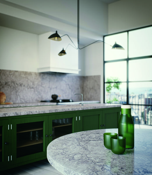 Turbine Grey Quartz countertops #3