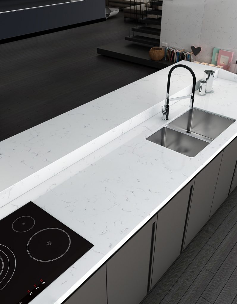 Ventisca Quartz countertops #4