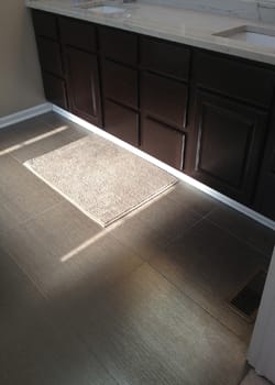 White Macubas Quartzite Bathroom Rebuild  portfolio #2
