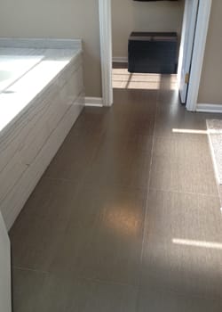 White Macubas Quartzite Bathroom Rebuild  portfolio #4