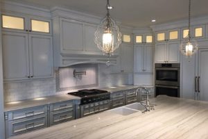 White Macubas Quartzite Kitchen  portfolio #1