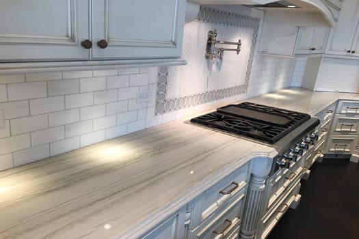 White Macubas Quartzite Kitchen  portfolio #3