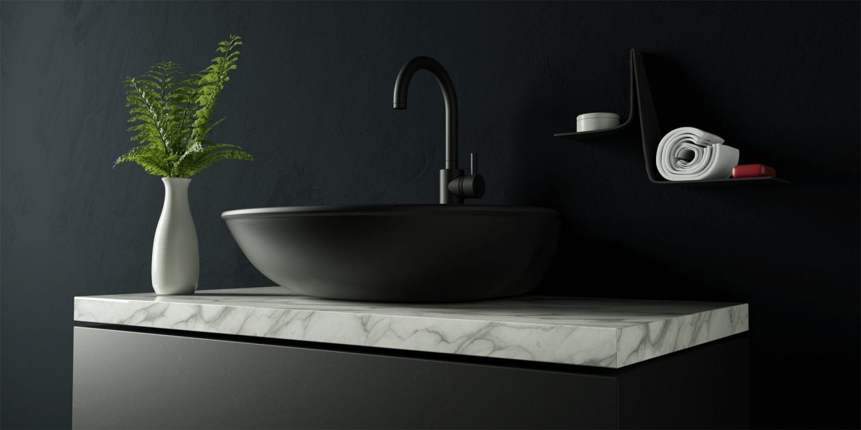 Bathroom Vanity Tops Design And, Custom Vanity Top With Integrated Sink