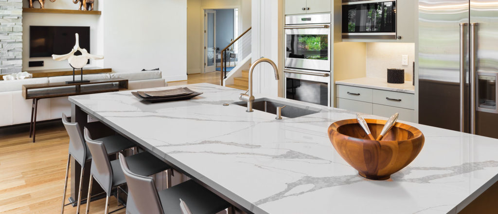 Calacatta Leon Quartz countertops #3